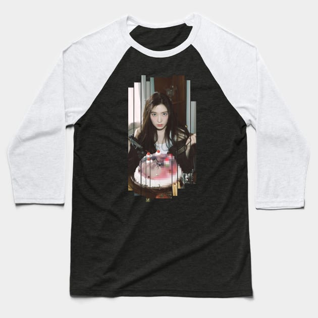 red velvet irene cake Baseball T-Shirt by floverglow